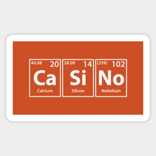 Casino (Ca-Si-No) Periodic Elements Spelling Sticker